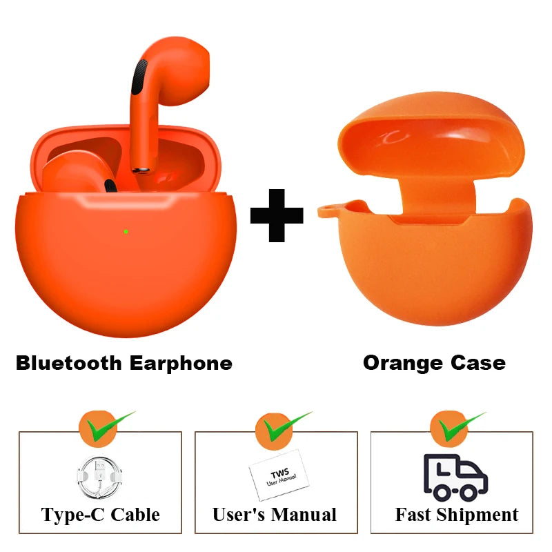 TWS Bluetooth Earphones Wireless Bluetooth Headset Noise Cancelling Earbuds with Mic Wireless Headphones for IPhone